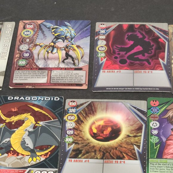 Bakugan Battle Brawlers Magnetic Metal Card Lot - 9 Cards- 2009 Mixed Lot - Picture 3 of 6